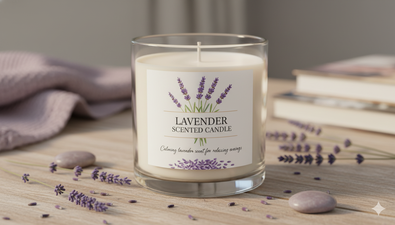 Lavendel Duftkerze – Beruhigender Lavendel Duft für entspannte Abende